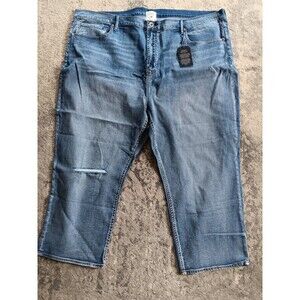 Serra Retreat by Joie Rucker Womens Blue Denim High Rise Capri Jeans Size 28W